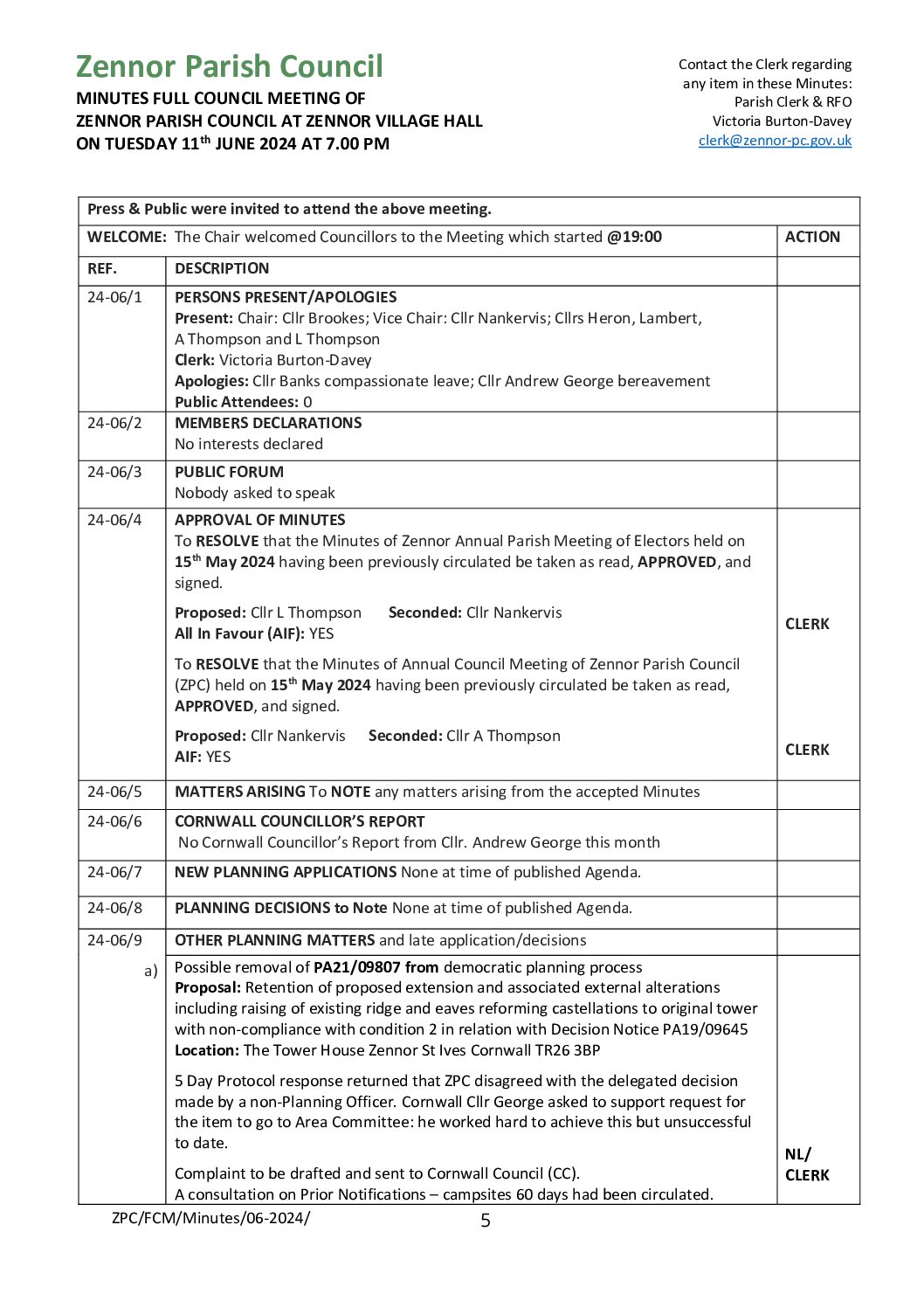 ZPC FCM Minutes 06-2024