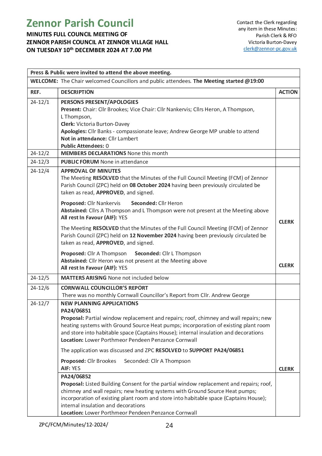 ZPC FCM Minutes 12-2024
